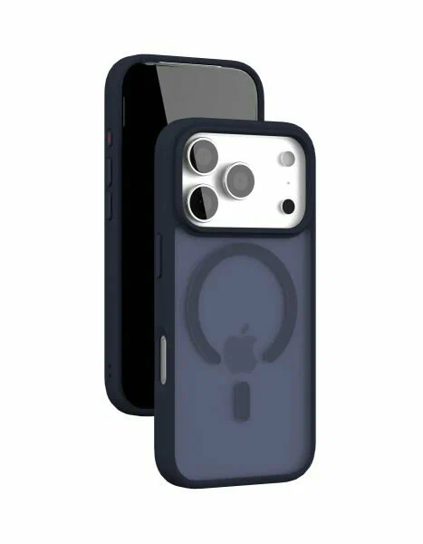 Чехол защитный "vlp" LITE Bloom Case с MagSafe для iPhone 17 Pro, темно-синий